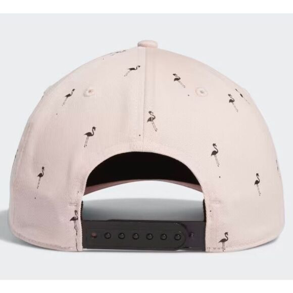Adidas Golf Hat Pink Flamingo 100% Cotton Twill Snapback Adjustable Closure Golf - Picture 7 of 8